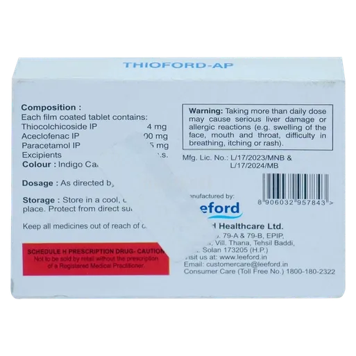 thioford ap tablet 10's